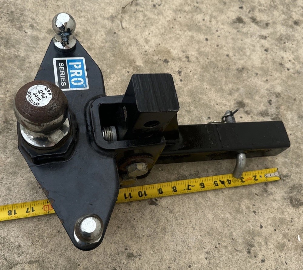 Pro Series Round Bar Weight Distributing Sway Control Ball & Hardware Drop Down