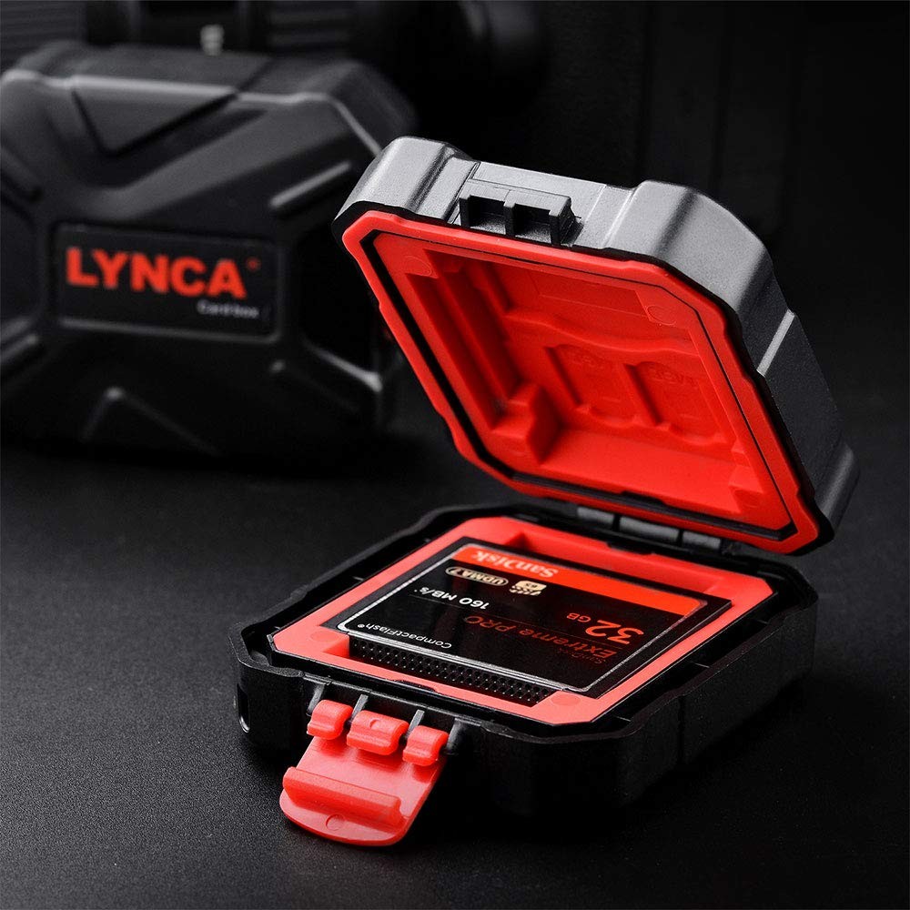 Memory Card Case Holder, Memory Card Hard Protector Case Professional Water-R...