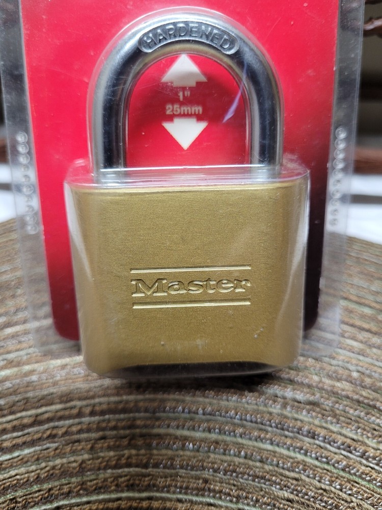 Master Lock 175D Combination Padlock 2" inch Wide. Resettable Combo