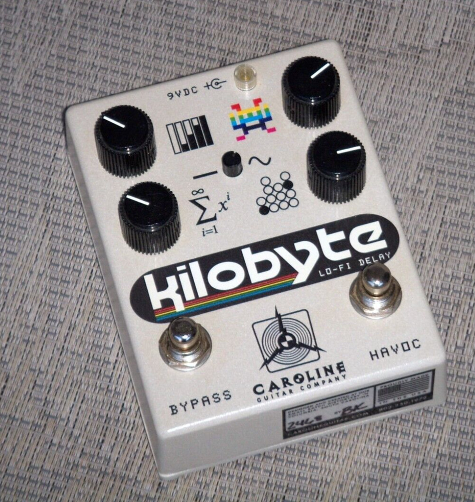 Caroline Kilobyte Guitar Effect Peddle Lo-Fi Delay