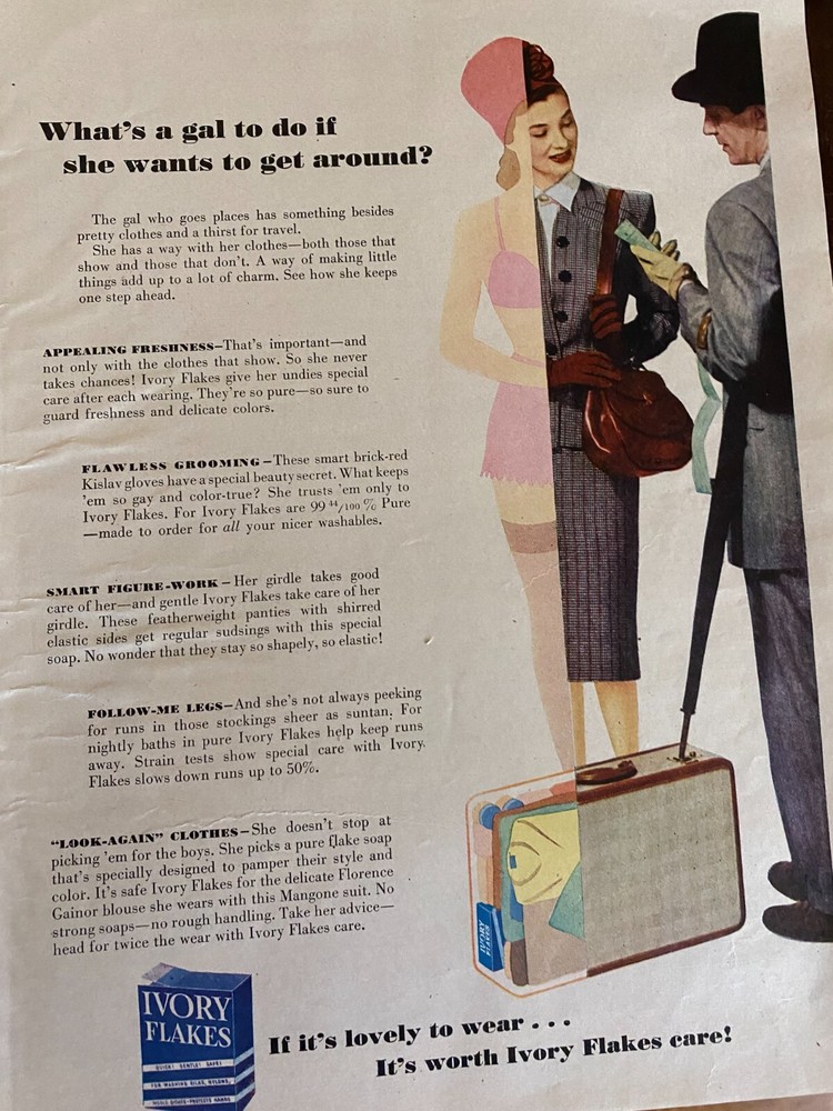 Ivory Soap, Full Page Vintage Print Ad