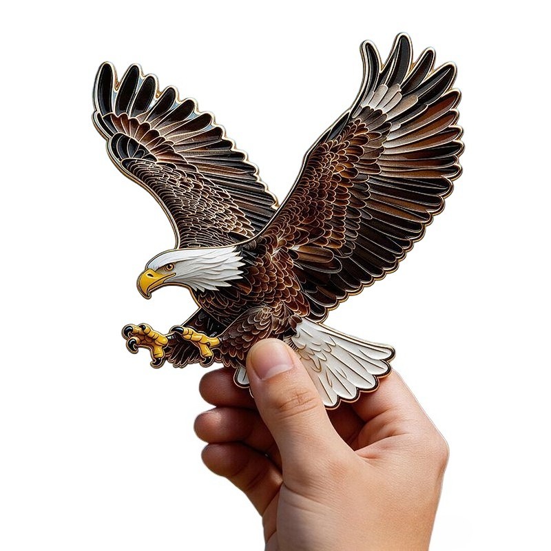 Metal Eagle Fridge Magnet