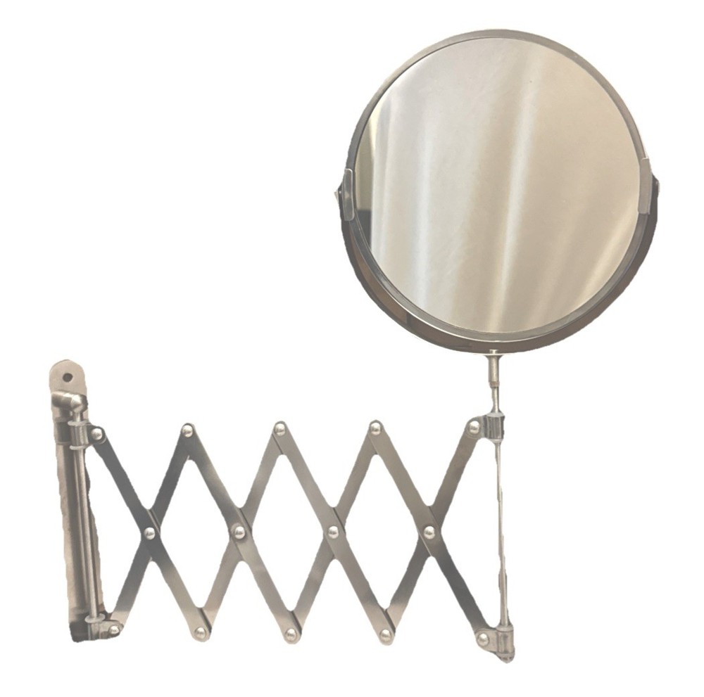 IKEA FRACK MIRROR: MAGNIFYING--MAKEUP--SHAVING--EXTENDABLE WALL-MOUNT 20325 NEW