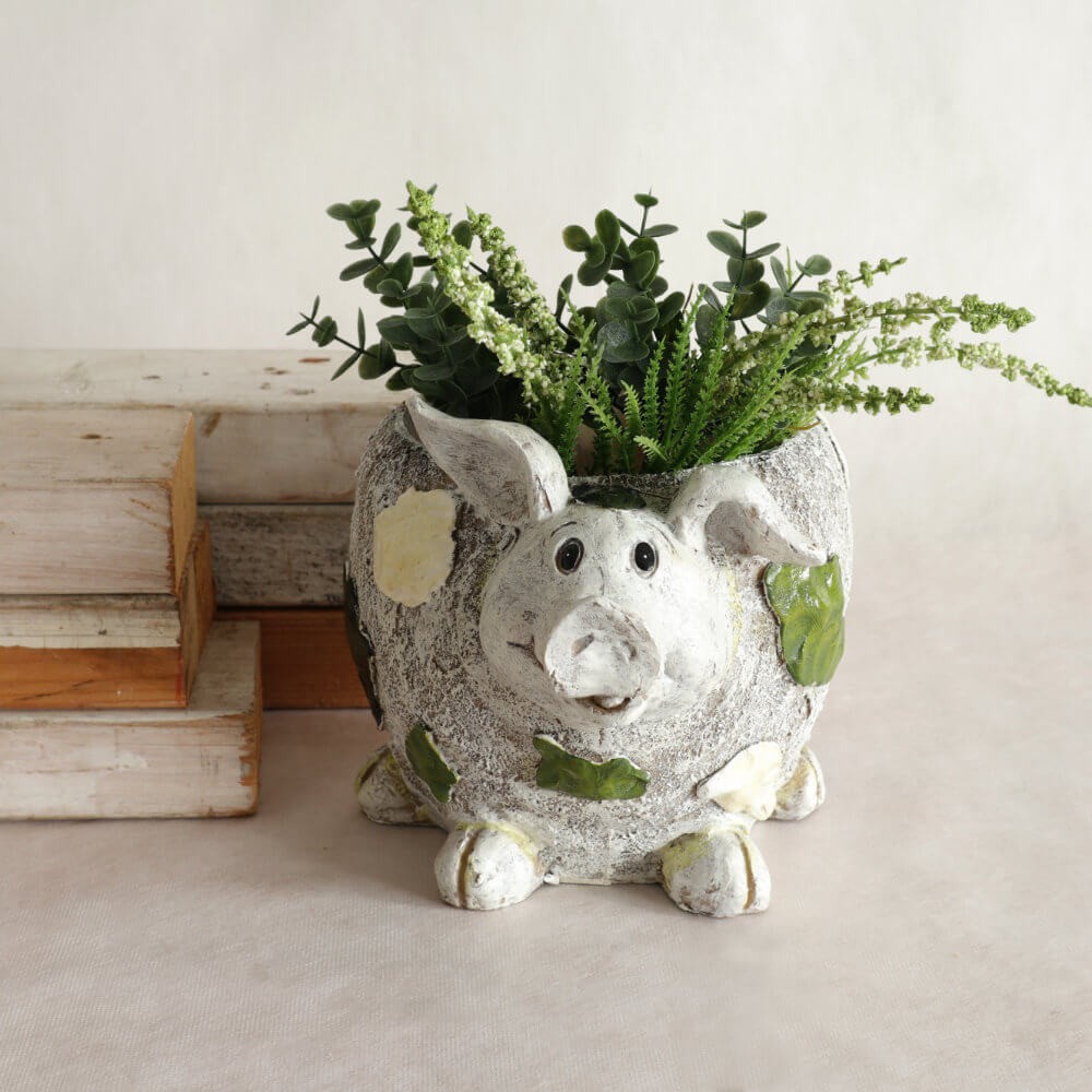 Pig Planter Gardening Pot, Size 3 (9cm)