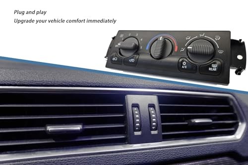 599-218 Front A/C Heater Climate Control Module Panel with Rear Window