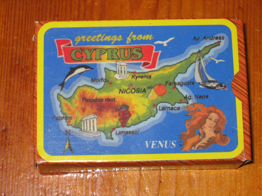 Cyprus 54 Playing Cards from Cyprus
