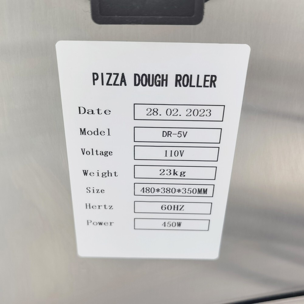 Automatic Pizza Pancake Pressing Machine Electric Pizza Dough Roller Sheeter