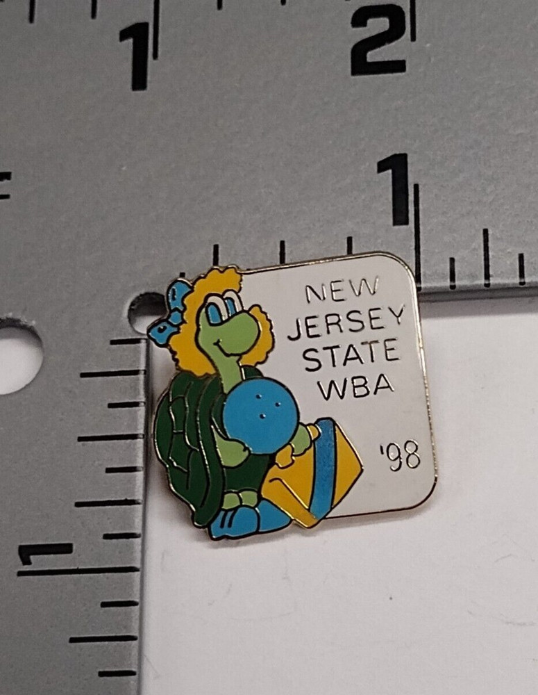 New Jersey State WBA '98 Bowling Lapel Pin