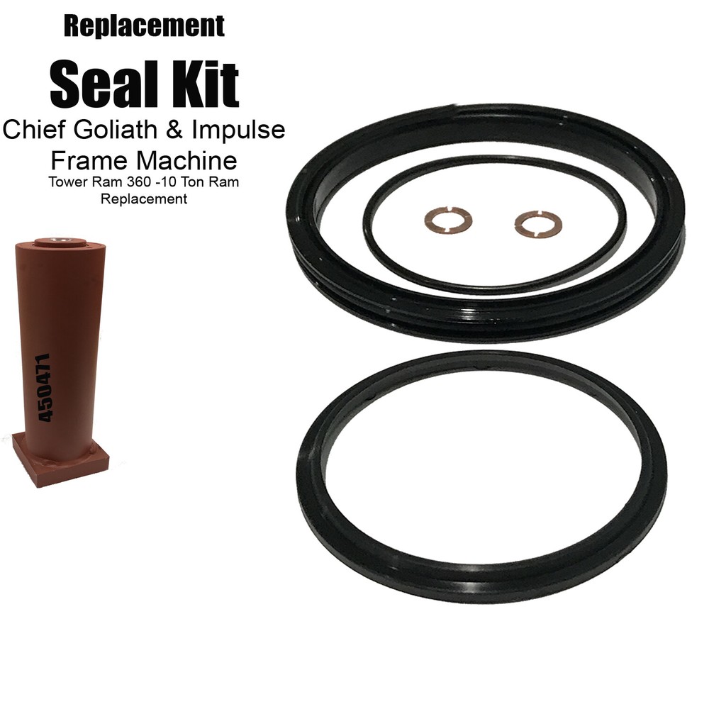 Replacement Chief Goliath - Impulse Tower Ram Seal Kit - Frame Machine
