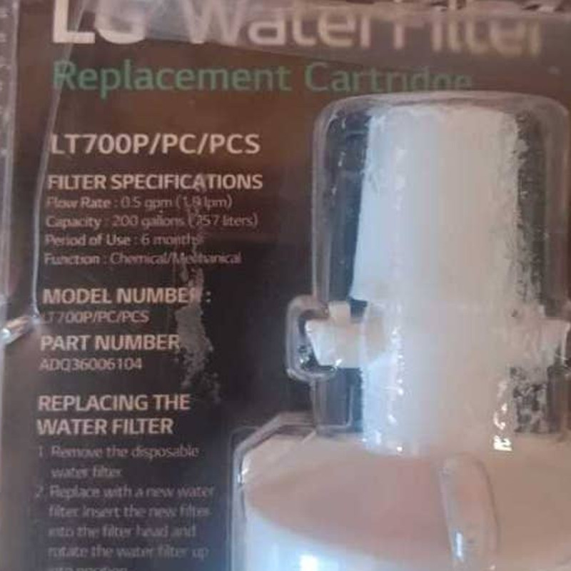 LG LT700PC Refrigerator Water Filter (New, Open Packaged Item)