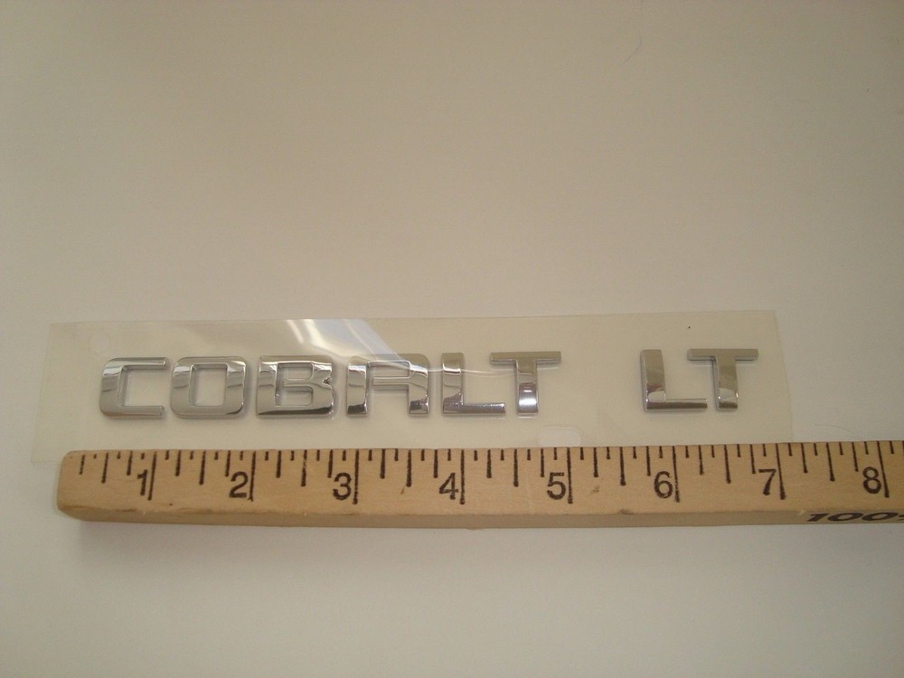 NEW CHROME COBALT LT SCRIPT EMBLEM CHEVROLET SS IMPALA CAPRICE CLASSIC