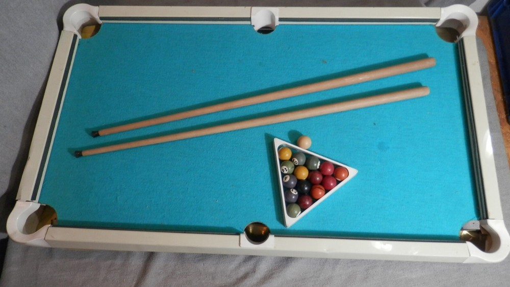 Vintage GPS Gotham Mini Table Top Pool Table With Box RARE