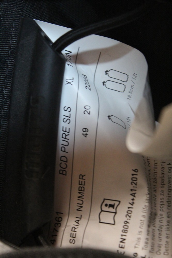 Mares Pure SLS Scuba Diving BCD *Pre-Owned* Size:XL