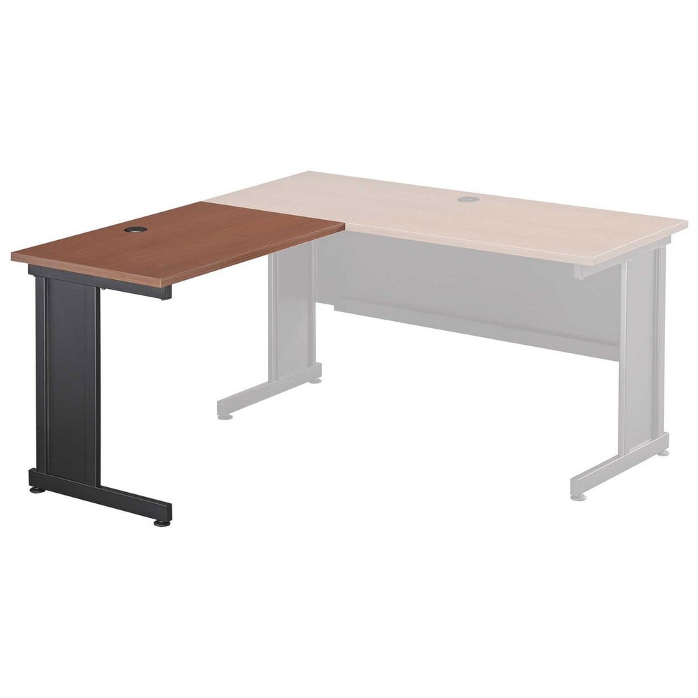 Global Industrial Left Handed Return Table 36"W Cherry