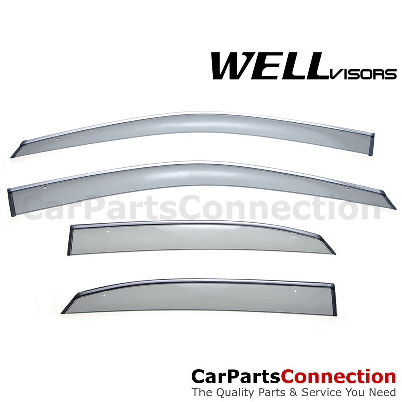 WellVisors Window Visors 2010-2015 For Lexus RX350 RX450h Side Deflectors