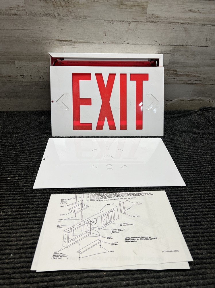 BIG BEAM 499-6612 Emergency  Exit  Sign