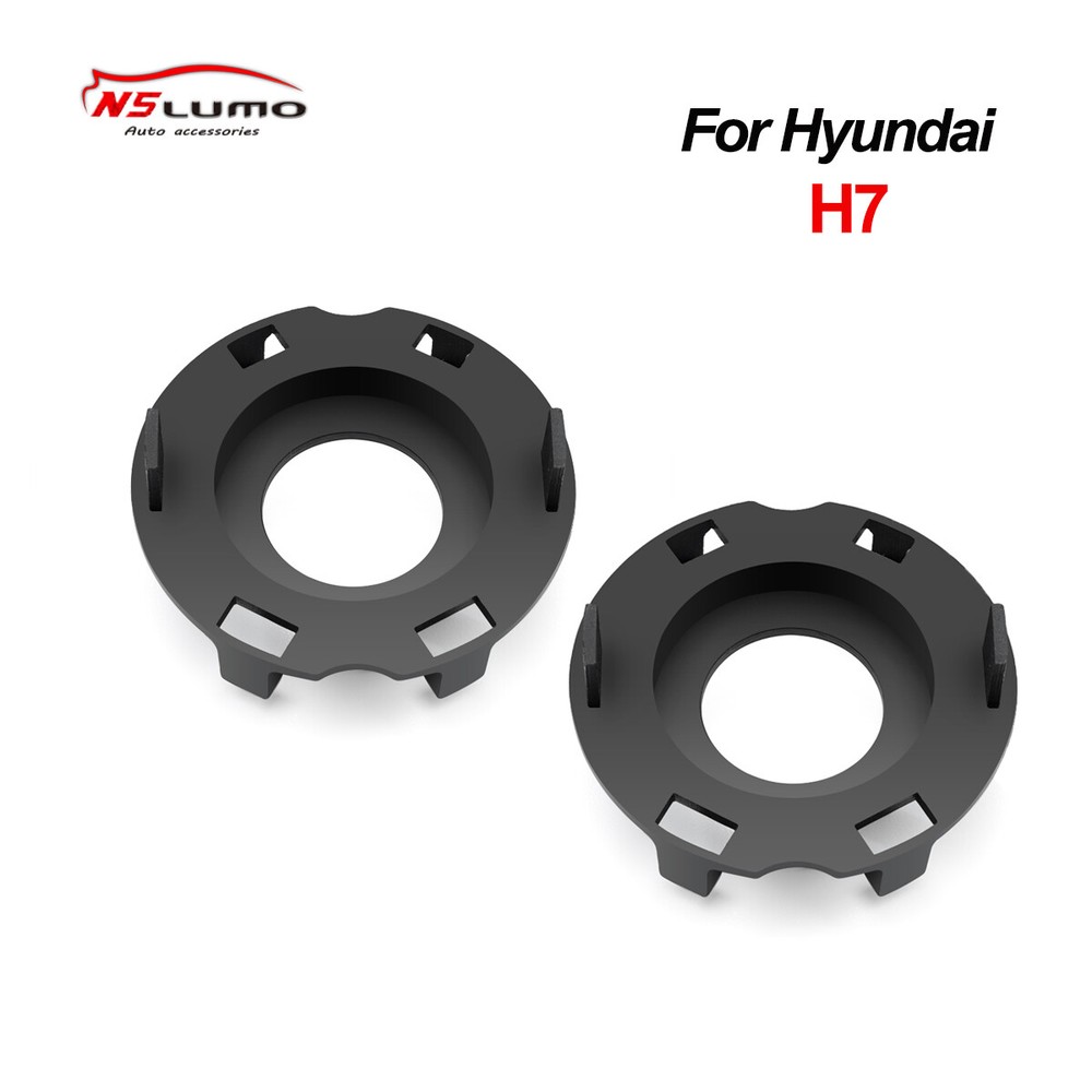 H7 LED Headlight Bulbs Adapter Holder Socket Base Retainer Clip Kits For Hyundai