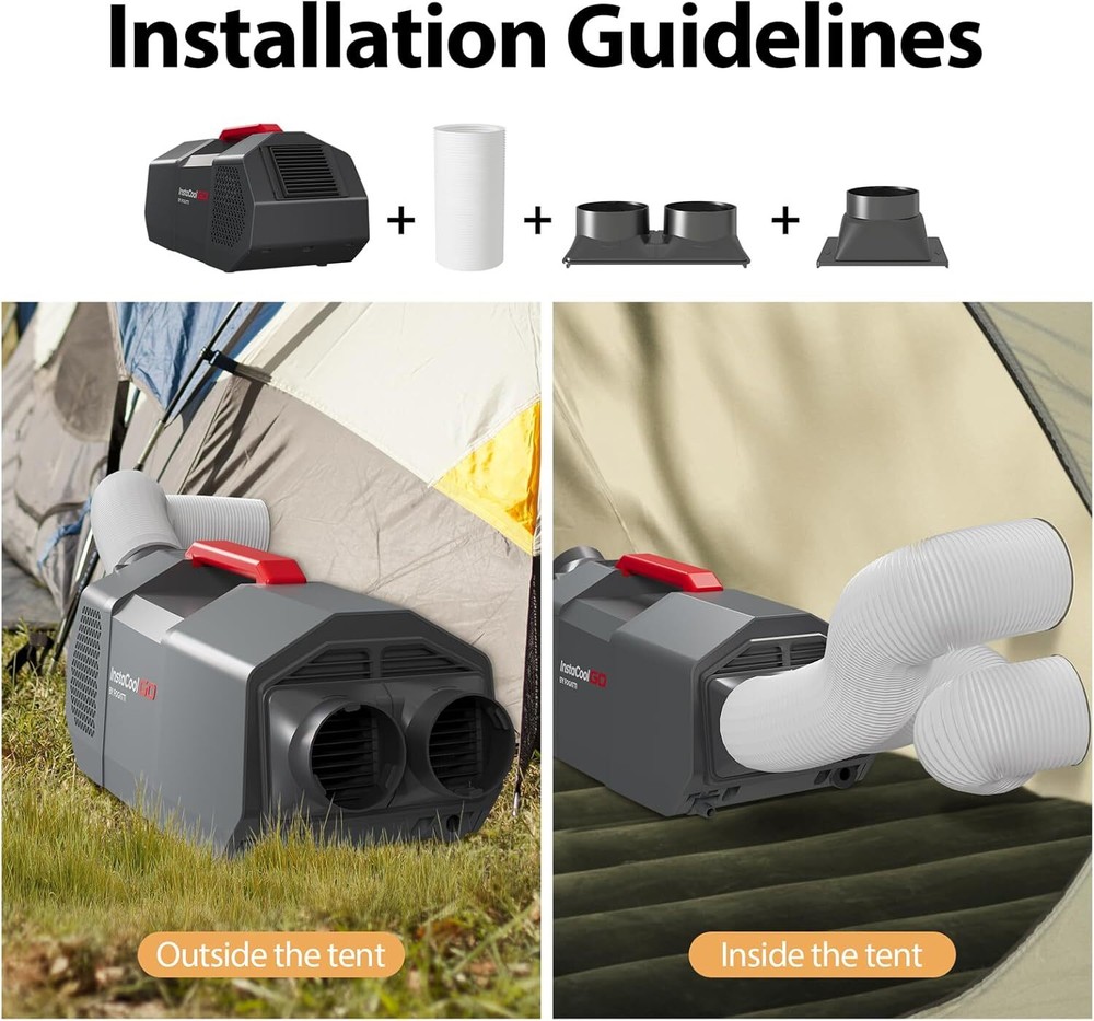 Portable Air Conditioner Tent AC Unit for Outdoor Camping Tent RV 2218 BTU