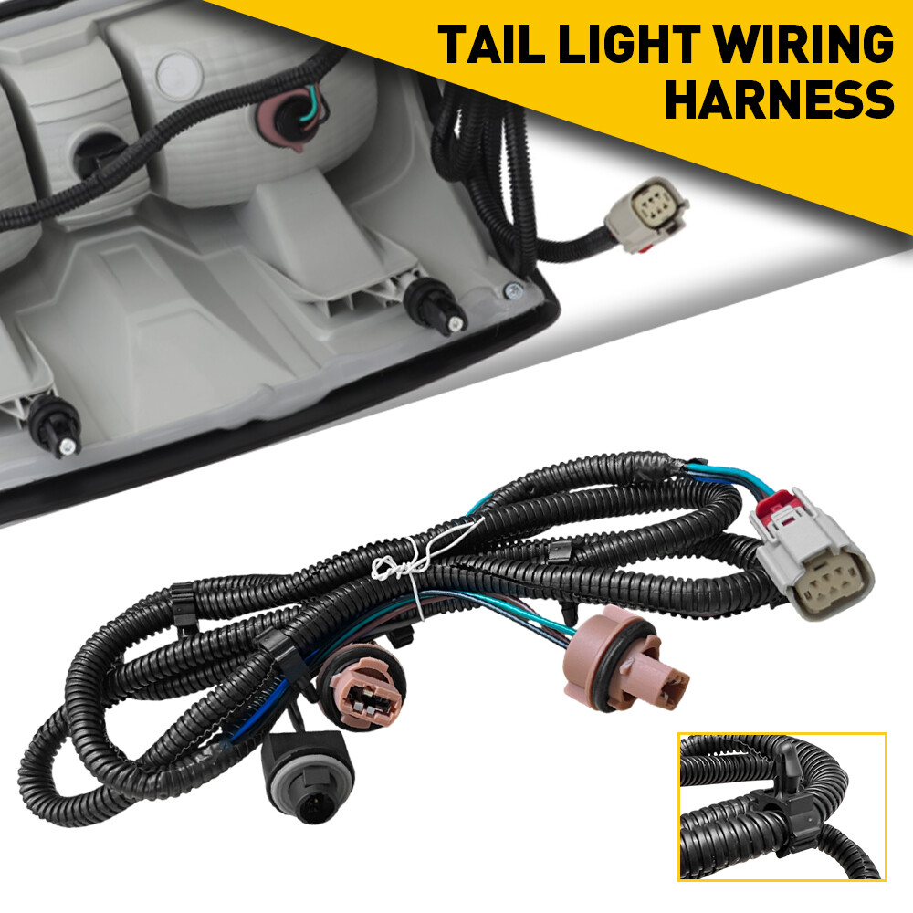 Right Tail Light Socket Wiring Harness For 16-19 Chevy Silverado GMC 1500 2500HD