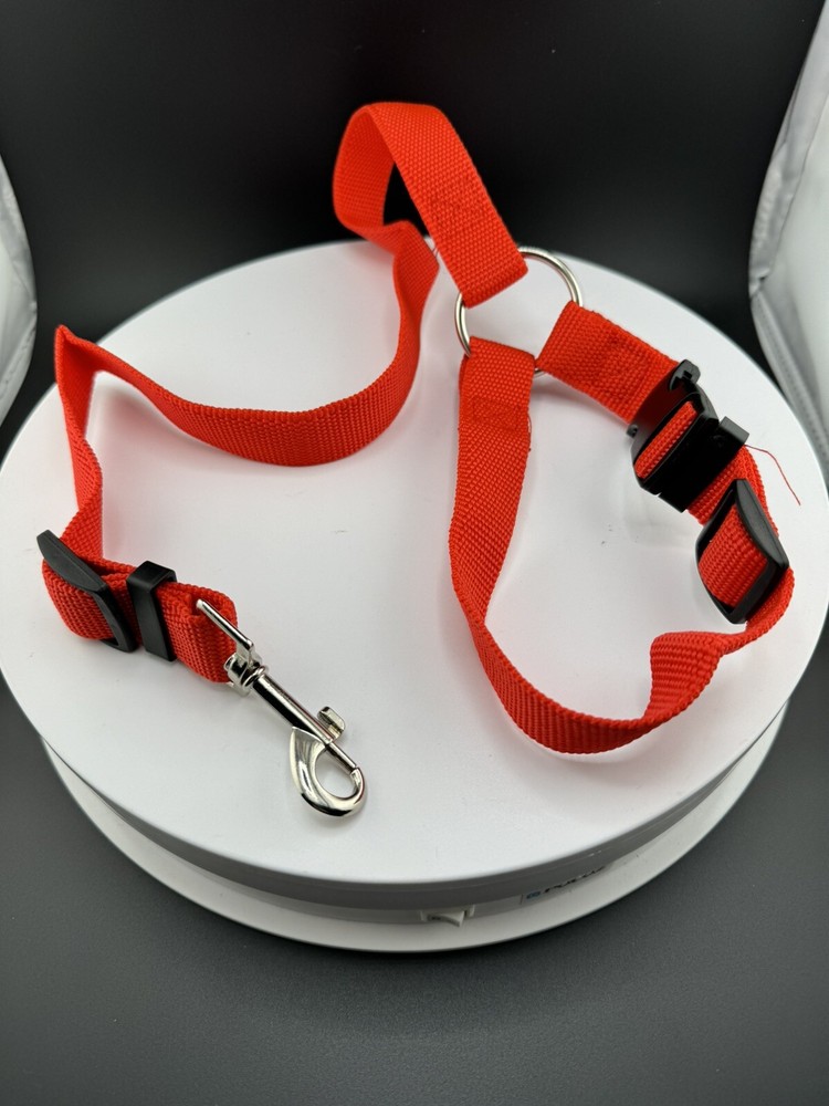 Dog Car Seat Belt Harness, Red