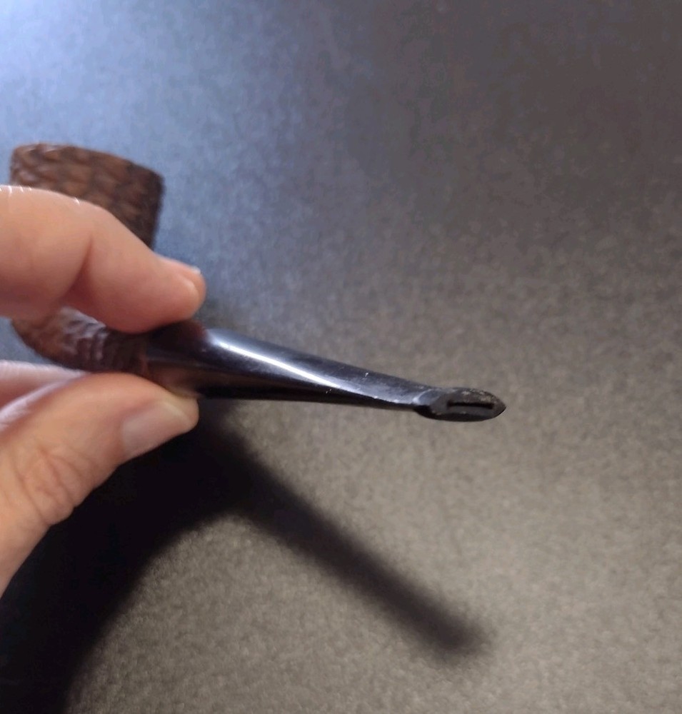 Carey Magic Inch Billiard Blast Briar Smoking Pipe 1980’s, Rusticated