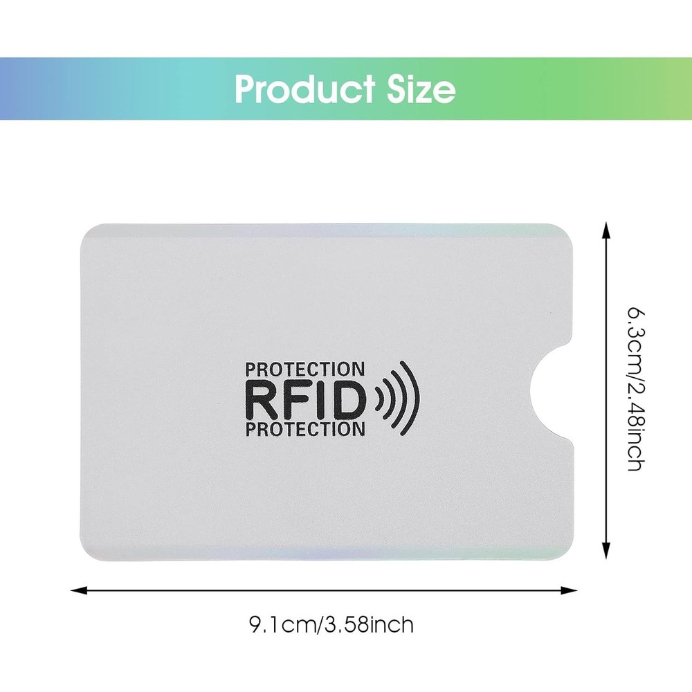 RFID Blocking Sleeves 30 Credit Card Protector Holders Identity Theft Protection