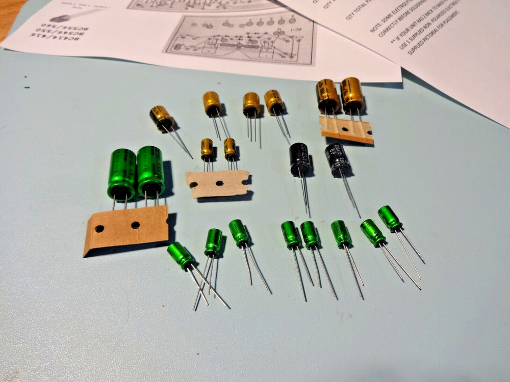 HAFLER DH-101 PC-1 PC-4 ELECTROLYTIC  CAPACITOR  KIT