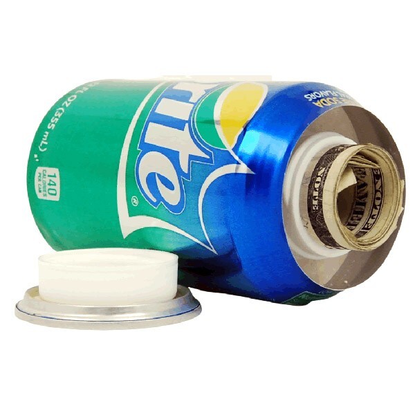 Diversion Safe, Sprite Can w/ hidden compartment, hide valuables in plain sight!
