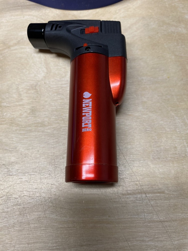 Newport Zeus Double Torch Cigar Lighter - Red - New