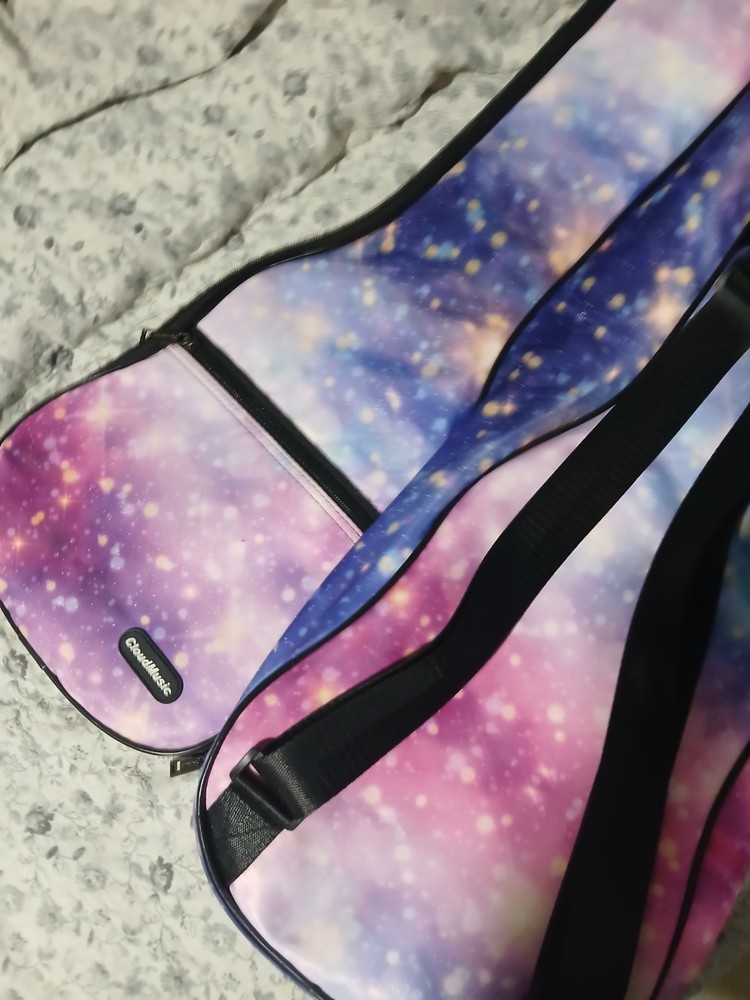 CloudMusic Multicolor Fabric String Instrument Bag with Handle and Strap