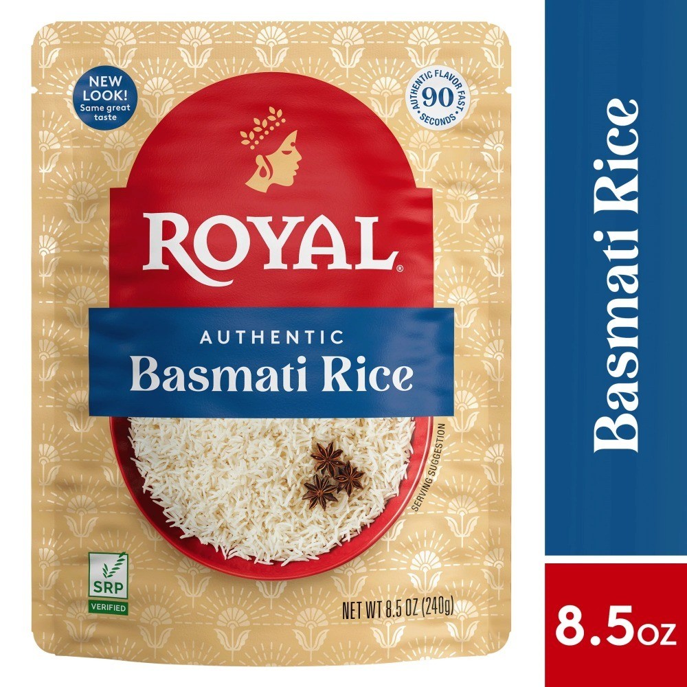 Ready-to-Heat Long Grain White Basmati Rice 8.5 oz 6 Pack