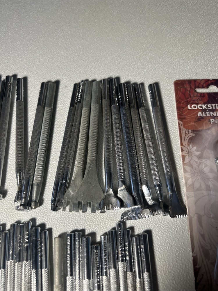 Vintage Leather Working Tools Craftool plus extras - 70 pcs total