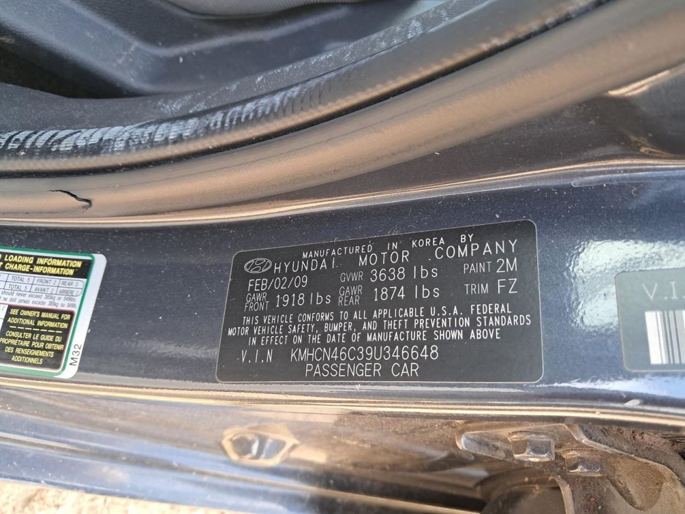 ACCENT 2009 Glove Box 5028542