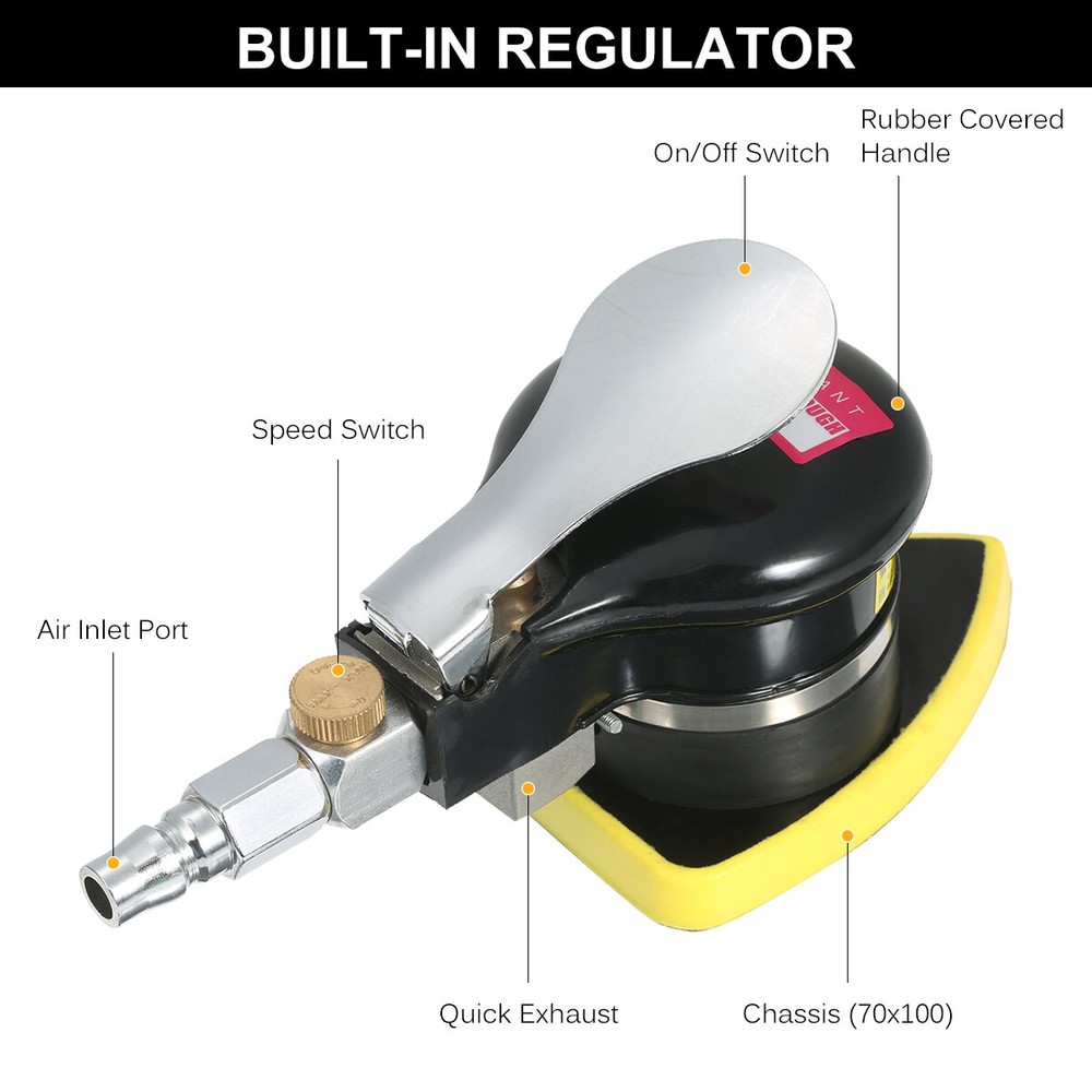 Pneumatic Random Orbit Sander Sander Polisher Small Triangular W3A8