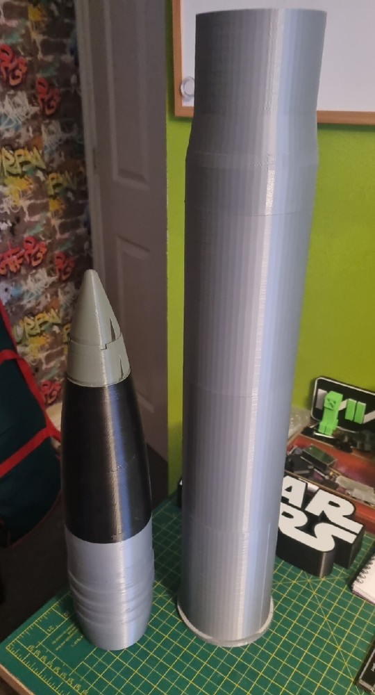 Replica 1/1 Scale 88mm Full Shell And casing PLASTIC MODEL KIT.FREE POSTAGE