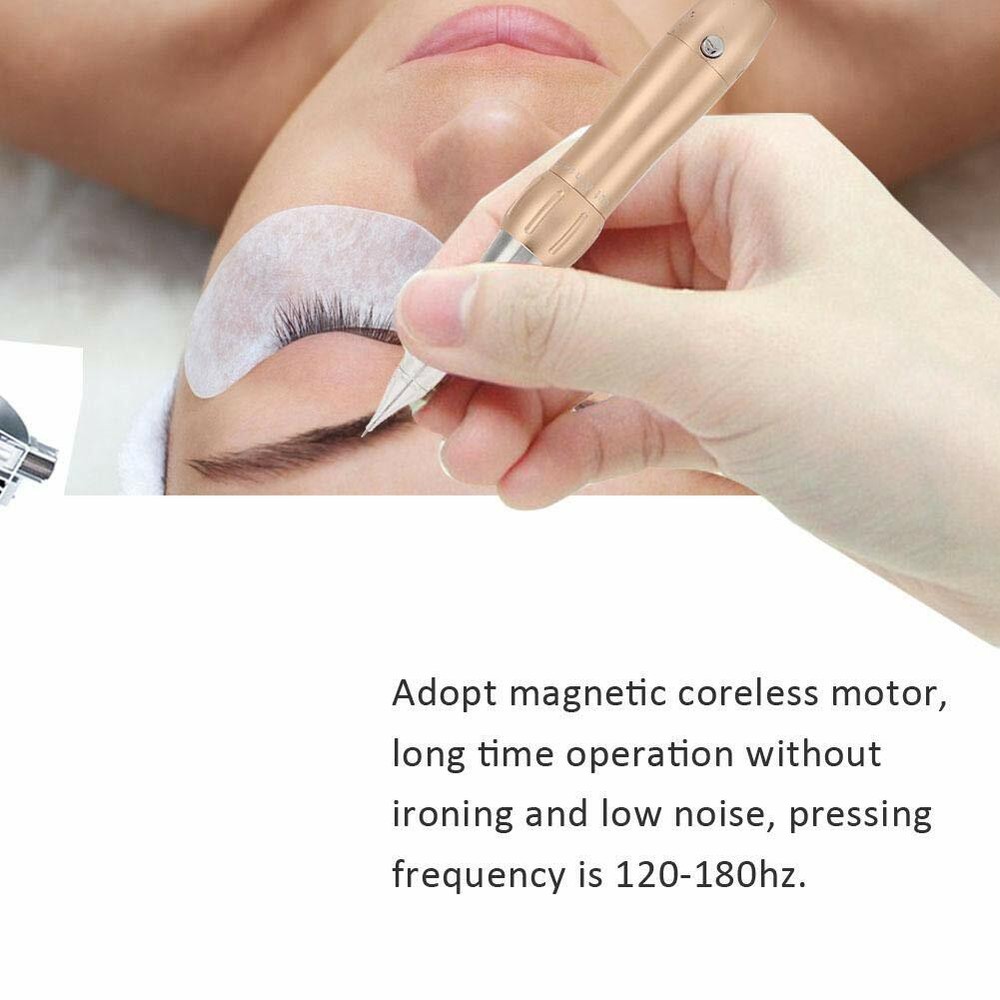 Pro Permanent Makeup Eyebrow Lip Tattoo Machine pen With A9 Panel Cosmetics Kit