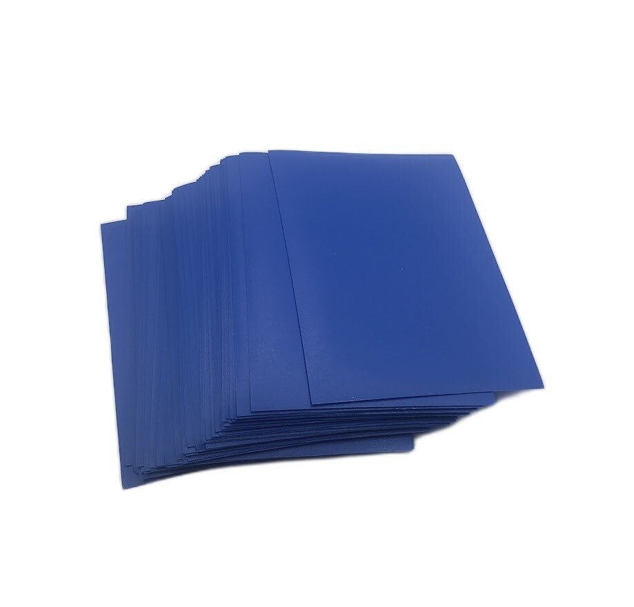 (60-Pack) Pro Safe SMALL Deck Protector Sleeves COBALT BLUE Yugioh/Vanguard Size