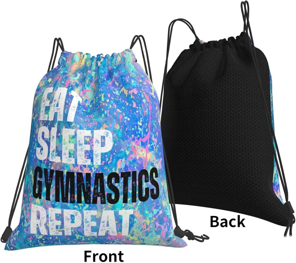 Eat Sleep Gymnastics Repeat Drawstring One Size,