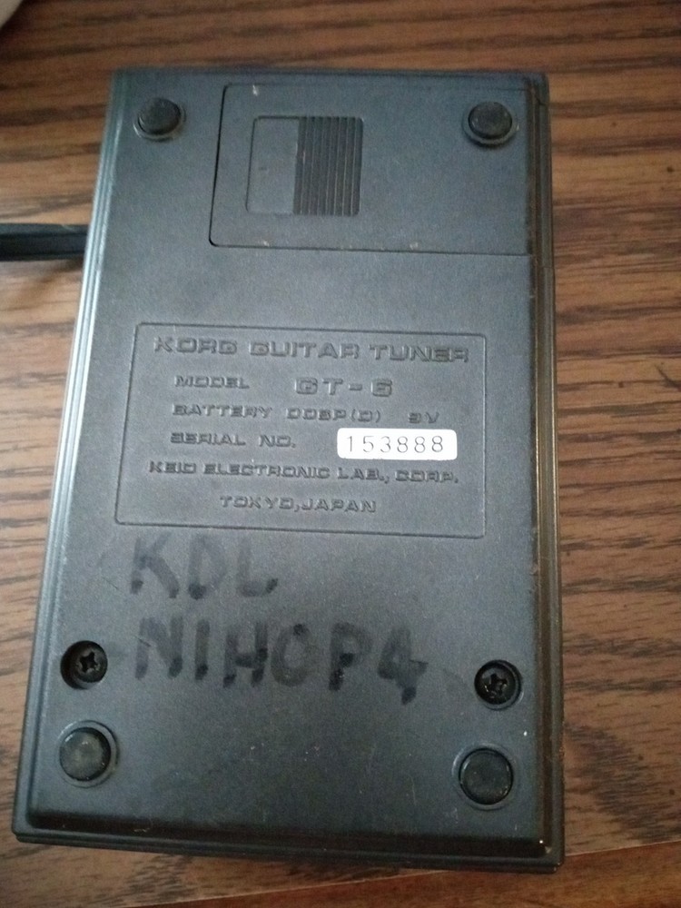 Korg Guitar Tuner Not Tested
