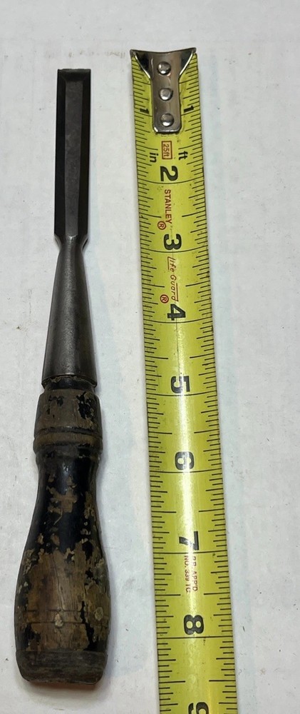 Vintage 1/2” Bevel Edge Woodworking Chisel Used
