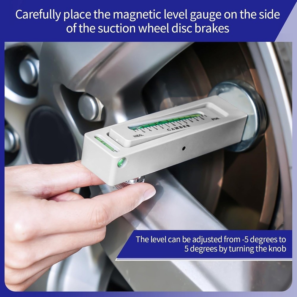 Efficient Camber Alignment Tool for Cars, Trucks, and RVs - Adjustable Design