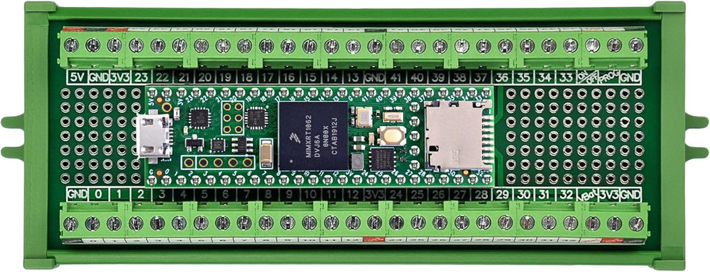 Teensy 4.1 Terminal Block Breakout Board Module, Screw Mount Version