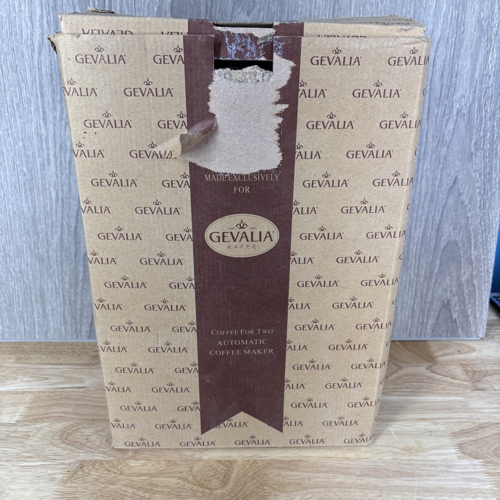 Gevalia Coffee Maker for Two Automatic Coffeemaker Black WS-02AB New