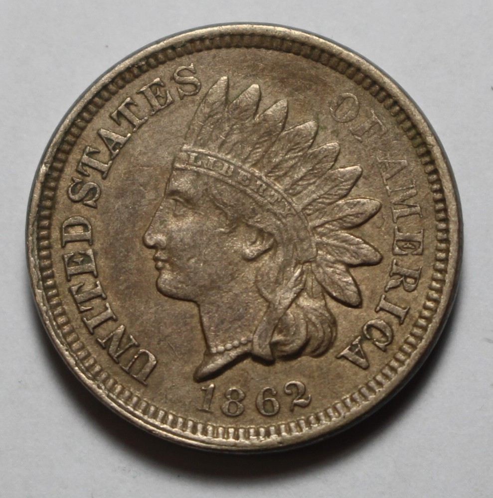 1862 Indian Head Cent PH418