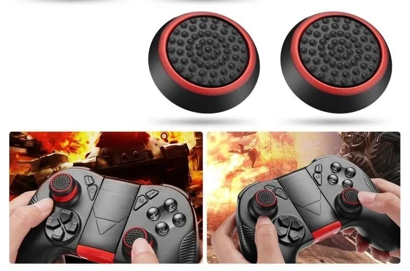 2PCS Analog Thumb Stick Grips Caps for XBox Dualshock 5 4 PS4 PS3 Controller PS5