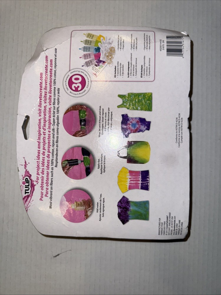 Tulip One Step Tye Dye Kit 59 Pcs