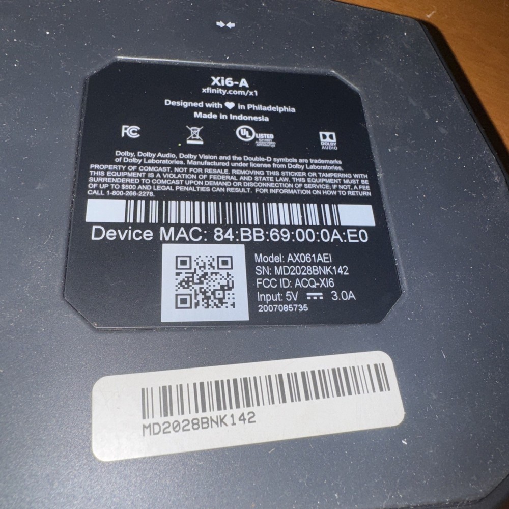 Xfinity Flex TV Stream Box Streaming 4K with Remote Control Brand