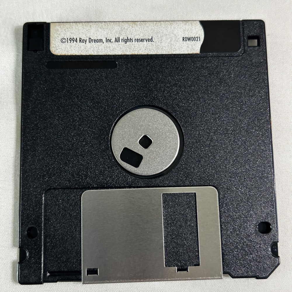 Ray Dream Designer 3 for Windows • 4‑Disk Set • 1994 • 3D Graphics Software