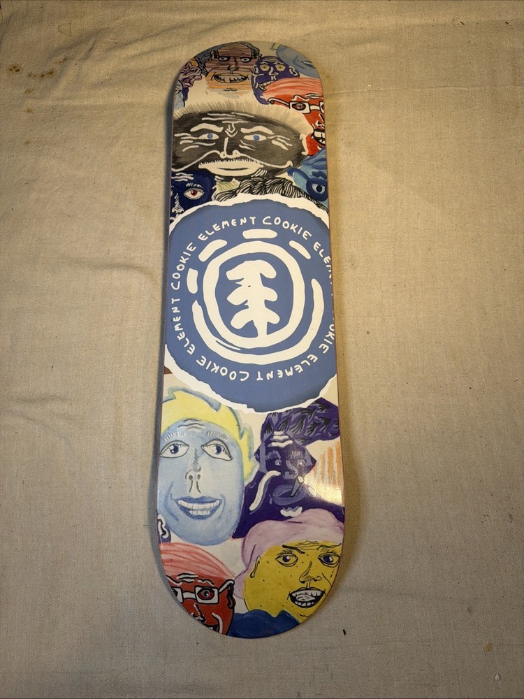 Element COLBOURN COOKIE FACES 8.2 Skateboard DECK Brand New