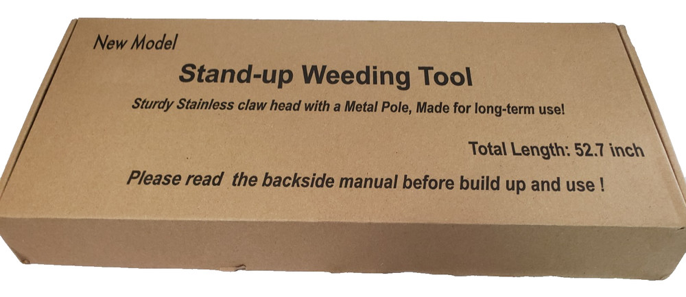 Cootack 52'' Weed Puller w/ Long Handle Stand-up Hand Weeder with Claw Tool